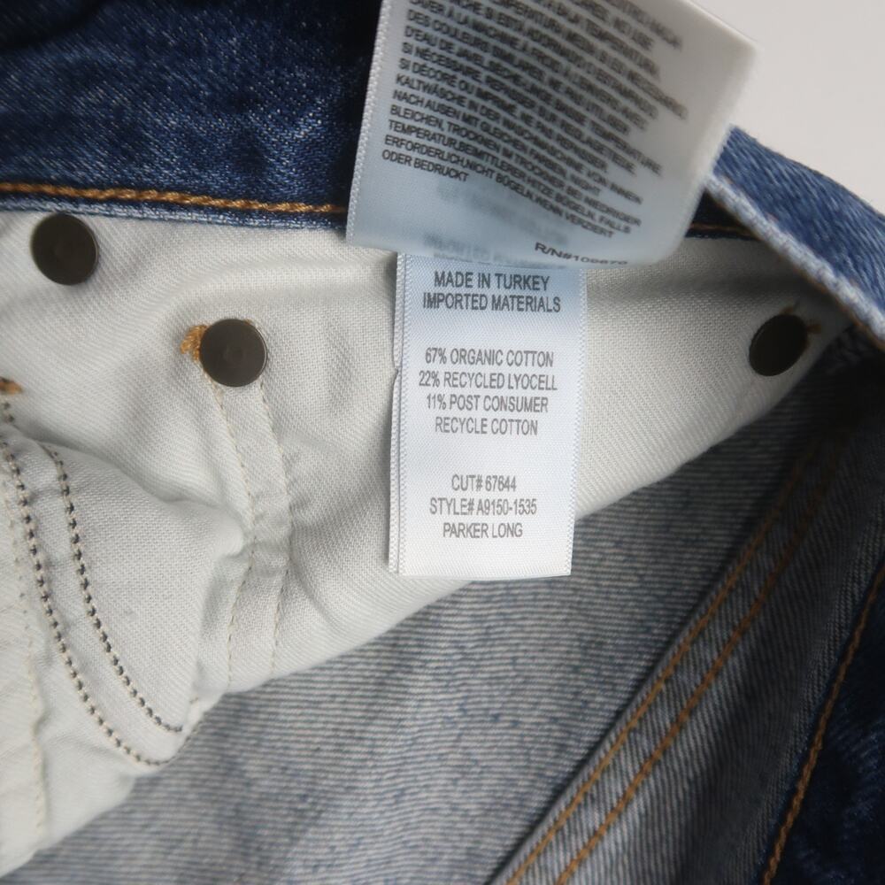 AGOLDE Parker Long Low Slung Vintage Straight Jeans in Placebo 27 - Picture 10 of 14